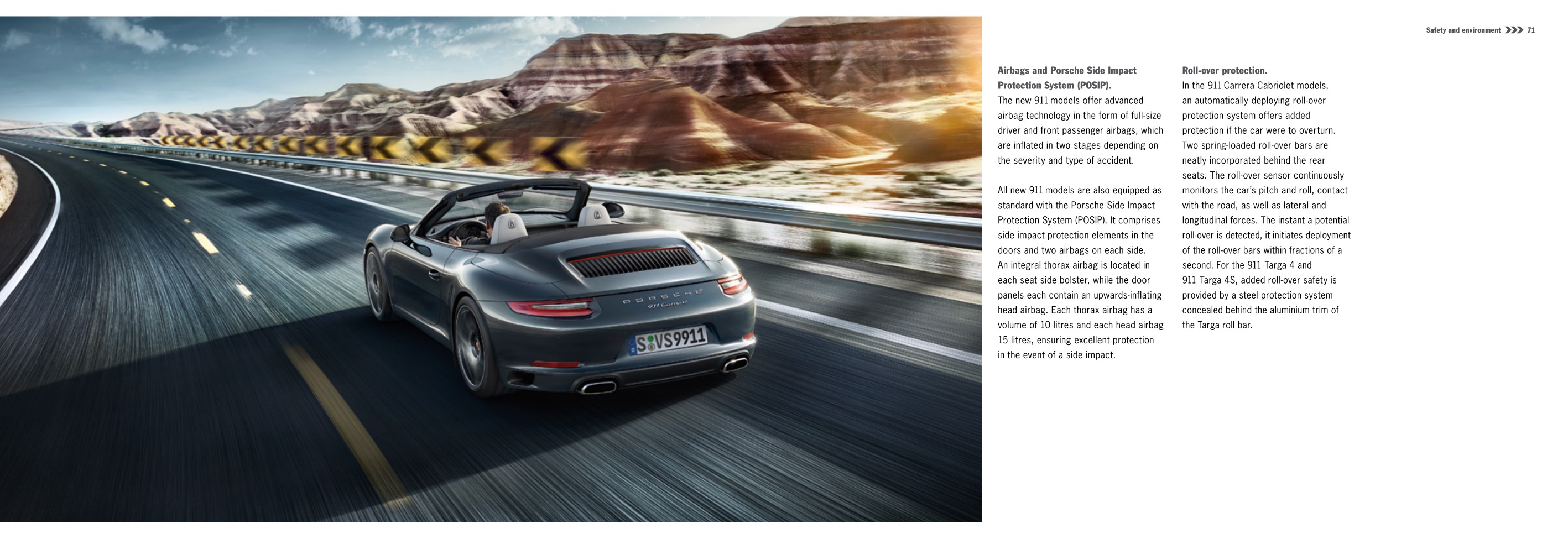 2017 Porsche 911 Brochure Page 76